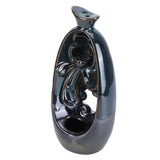 Incense Burner Ceramic Backflow Incense Holder for Teahouse Home Office Decoration - Low Angle