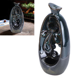 Incense Burner Ceramic Backflow Incense Holder for Teahouse Home Office Decoration
