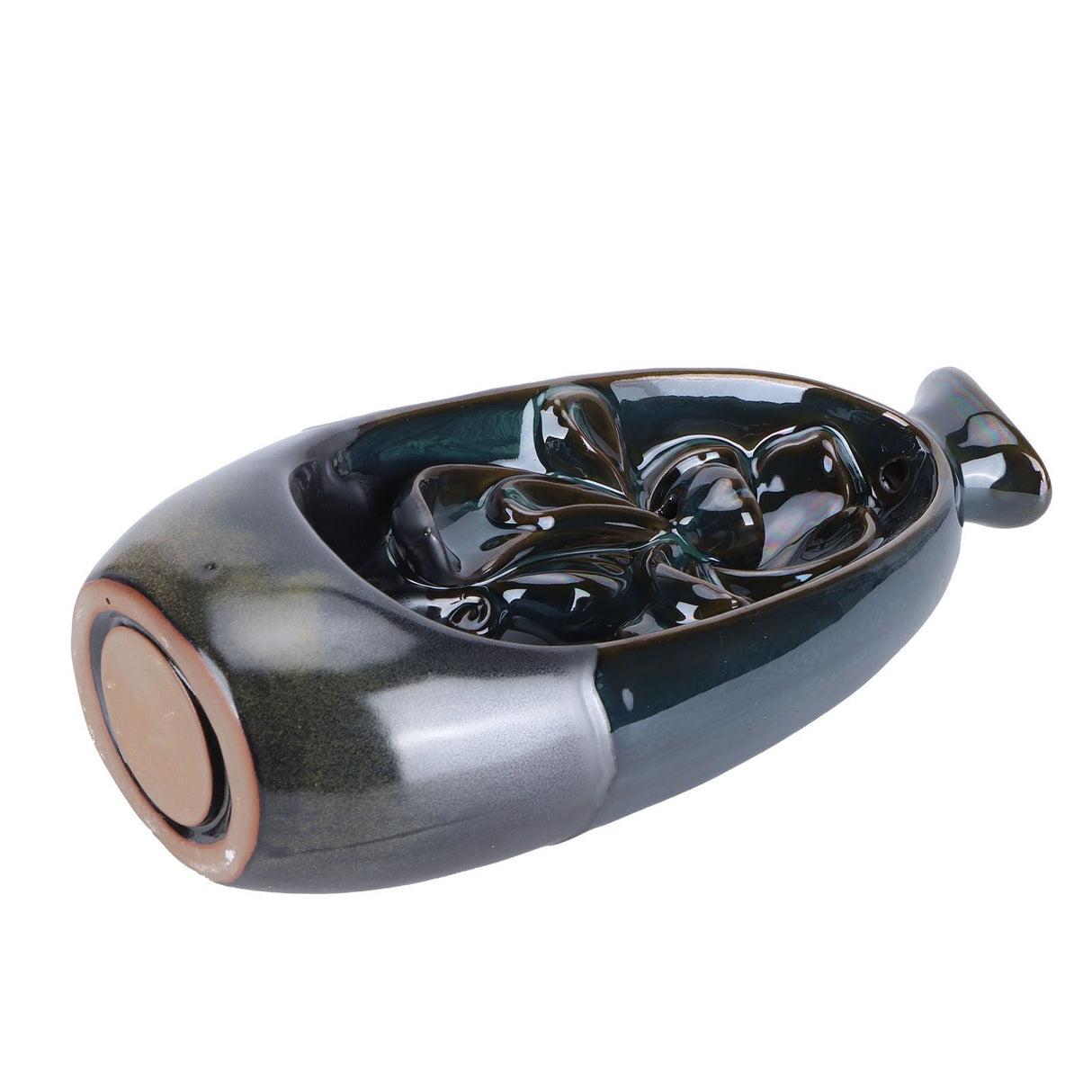 Incense Burner Ceramic Backflow Incense Holder for Teahouse Home Office Decoration
