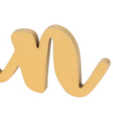 Wooden Hanging Plaque Sign Pendant Ornament Wall DIY Letter Wall Ornaments Home DecorationGold