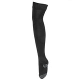 Women Yoga Socks Non Slip Warm Thigh High Stockings for Fitness Latin Dance Sports Black