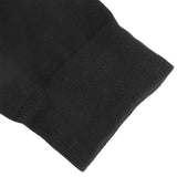 Women Yoga Socks Non Slip Warm Thigh High Stockings for Fitness Latin Dance Sports Black
