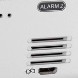 LED Digital Alarm Clock Thermometer with Snooze USB Charging Bedroom Office DecorationSilver - Extra Image