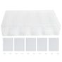 100PCS Transparent Coin Storage Box 17/20/25/27/30mm Round Coin Capsules Containers Protector