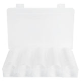 100PCS Transparent Coin Storage Box 17/20/25/27/30mm Round Coin Capsules Containers Protector