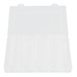 100PCS Transparent Coin Storage Box 17/20/25/27/30mm Round Coin Capsules Containers Protector - 45-Degree Angle