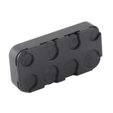 Rectangle Euro Coin Dispenser Plastic Coin Holders Storage Box Organizer Car Use