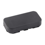 Rectangle Euro Coin Dispenser Plastic Coin Holders Storage Box Organizer Car Use - Top-Down View