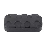 Rectangle Euro Coin Dispenser Plastic Coin Holders Storage Box Organizer Car Use - Low Angle