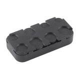 Rectangle Euro Coin Dispenser Plastic Coin Holders Storage Box Organizer Car Use - Extra Image