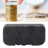 Rectangle Euro Coin Dispenser Plastic Coin Holders Storage Box Organizer Car Use - Extra Image