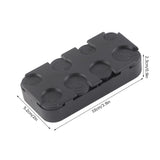 Rectangle Euro Coin Dispenser Plastic Coin Holders Storage Box Organizer Car Use - Extra Image