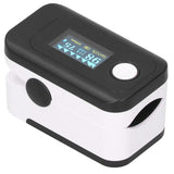 Fingertip Pulse Oximeter LED Screen Blood Oxygen Saturation Monitor with Lanyard Black