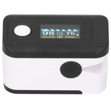 Fingertip Pulse Oximeter LED Screen Blood Oxygen Saturation Monitor with Lanyard Black