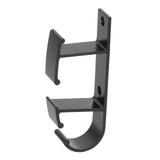 Black Washstand Wall Mounted Washbasin Rack Hook Holder Bathroom Toilet Accessory - 45-Degree Angle
