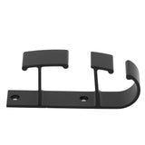 Black Washstand Wall Mounted Washbasin Rack Hook Holder Bathroom Toilet Accessory - Close-Up Angle
