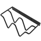 Space Aluminum Cutting Board Storage Rack Holder Pan Pot Lid Organizer for Home Use - Low Angle