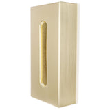 Tissue Box Innovative Rectangular 304 Stainless Steel Napkin Paper Holder Container Gold