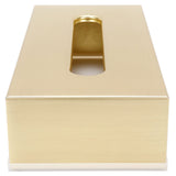 Tissue Box Innovative Rectangular 304 Stainless Steel Napkin Paper Holder Container Gold