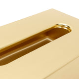 Tissue Box Innovative Rectangular 304 Stainless Steel Napkin Paper Holder Container Gold