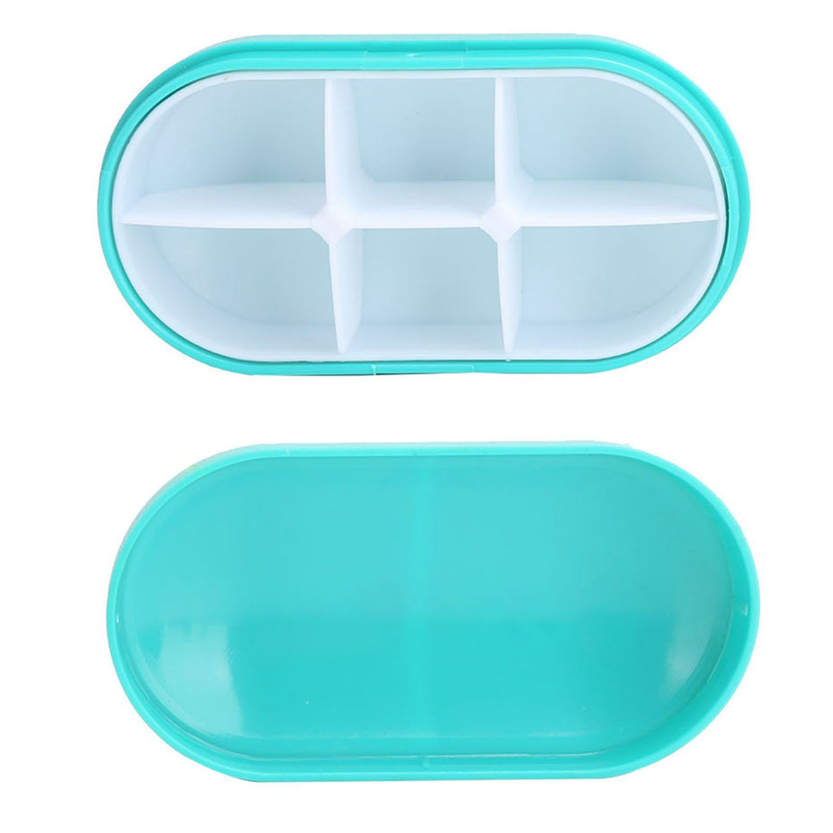 6 Grid Mini Pills Case Portable Medicine Box Travel Tablet Container Holder Organizer6 Grid Blue