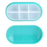 6 Grid Mini Pills Case Portable Medicine Box Travel Tablet Container Holder Organizer6 Grid Blue