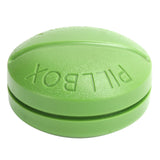 4 Grid Pills Case Round Portable Medicine Box Holder Organizer for Home Travel SuppliesGreen