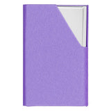 Business Card Holder Stainless Steel Innovative Name Card Case Organizer for Commercial UsePurple 007#