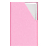 Business Card Holder Stainless Steel Innovative Name Card Case Organizer for Commercial UsePink 007#