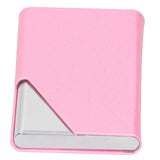 Business Card Holder Stainless Steel Innovative Name Card Case Organizer for Commercial UsePink 007# - Low Angle
