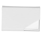 Business Card Holder Stainless Steel Innovative Name Card Case Organizer for Commercial UseWhite 007#