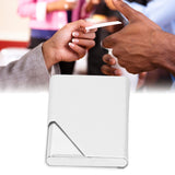 Business Card Holder Stainless Steel Innovative Name Card Case Organizer for Commercial UseWhite 007# - Extra Image