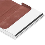 Business Card Holder Stainless Steel Innovative Name Card Case Organizer for Commercial UseWhite 007# - Extra Image