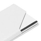 Business Card Holder Stainless Steel Innovative Name Card Case Organizer for Commercial UseWhite 007# - Extra Image