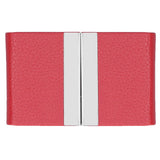 Large Capacity Business Card Holder Pocket Name Card Box Case for Men Double OpenRed 400#