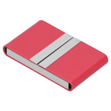 Large Capacity Business Card Holder Pocket Name Card Box Case for Men Double OpenRed 400# - 45-Degree Angle