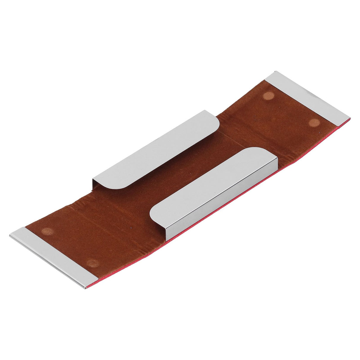 Large Capacity Business Card Holder Pocket Name Card Box Case for Men Double OpenRed 400#