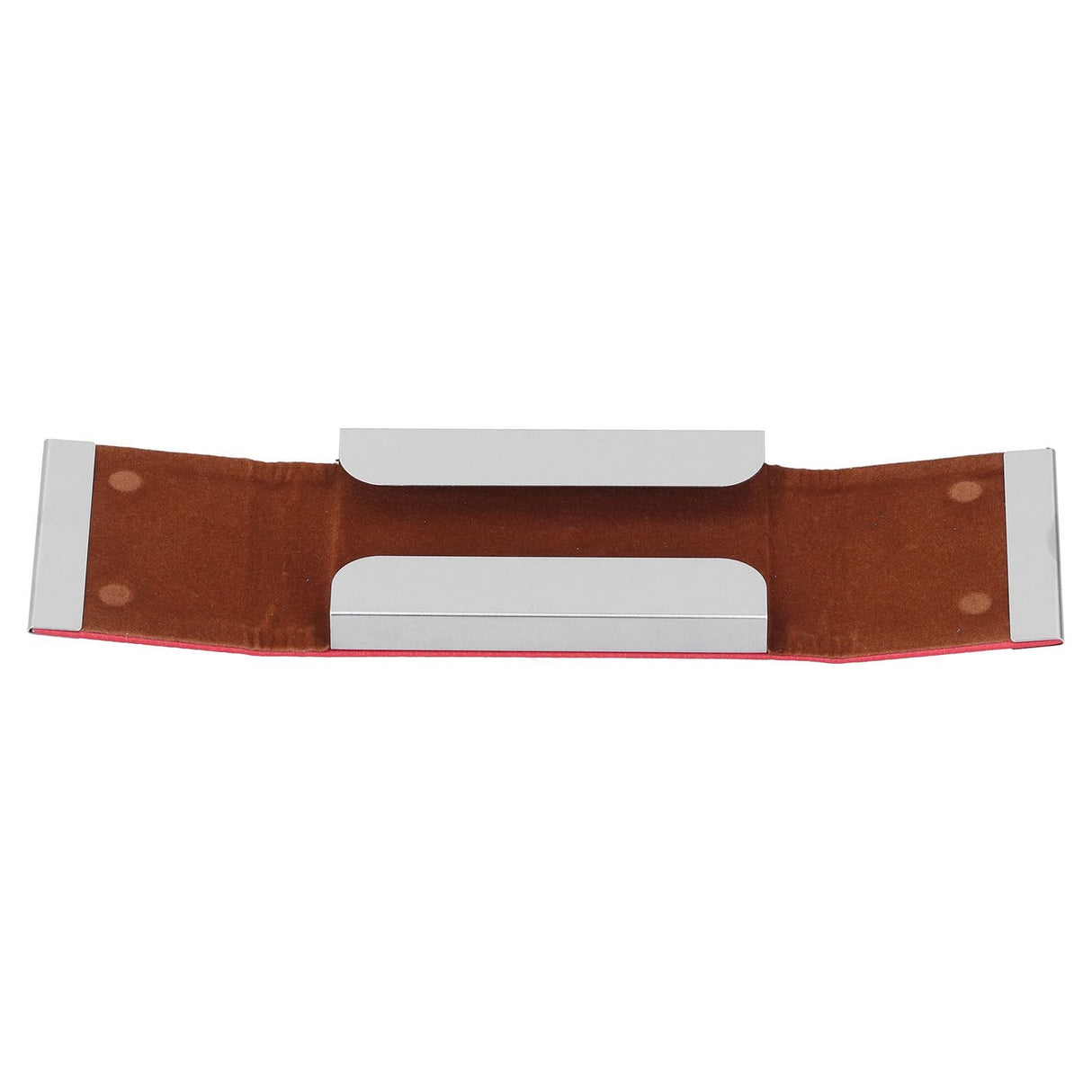 Large Capacity Business Card Holder Pocket Name Card Box Case for Men Double OpenRed 400#