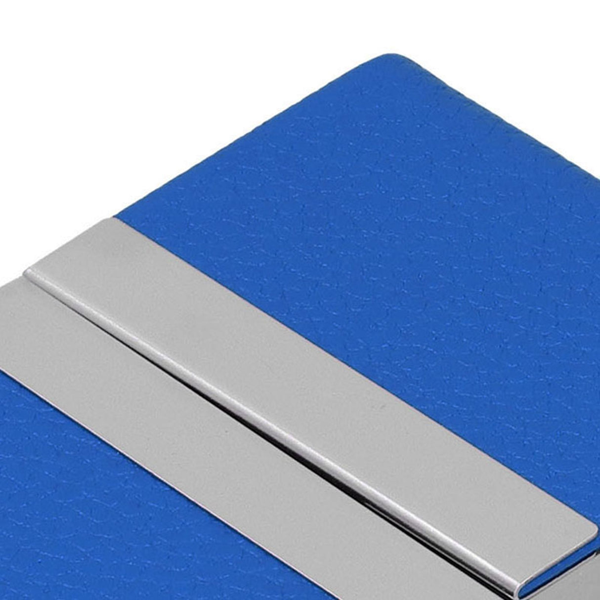 Large Capacity Business Card Holder Pocket Name Card Box Case for Men Double OpenBlue 400#