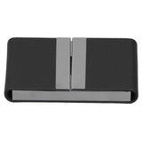 Large Capacity Business Card Holder Pocket Name Card Box Case for Men Double OpenBlack 400#