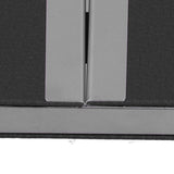 Large Capacity Business Card Holder Pocket Name Card Box Case for Men Double OpenBlack 400#