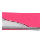 Business Card Holder Name Card Storage Box Case Holder Organizer Gifts for Men WomenRed 980#