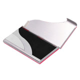 Business Card Holder Name Card Storage Box Case Holder Organizer Gifts for Men WomenRed 980#