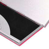 Business Card Holder Name Card Storage Box Case Holder Organizer Gifts for Men WomenRed 980#