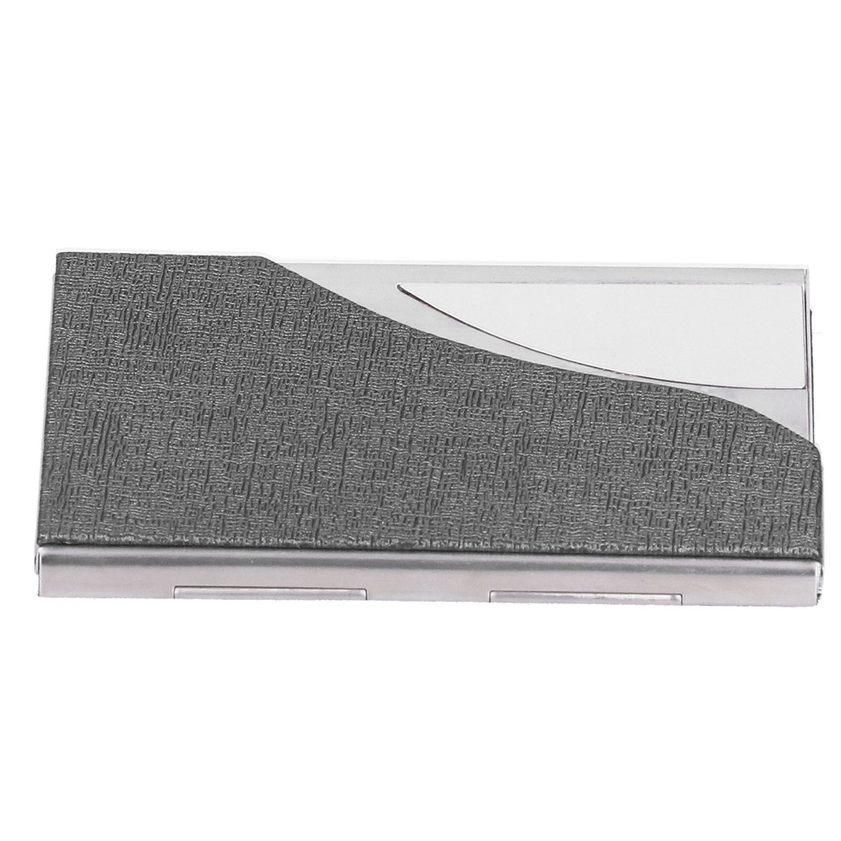 Business Card Holder Name Card Storage Box Case Holder Organizer Gifts for Men WomenGray 980#