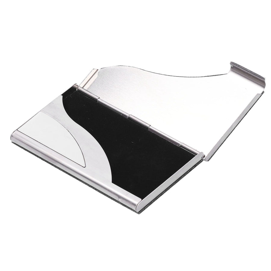 Business Card Holder Name Card Storage Box Case Holder Organizer Gifts for Men WomenGray 980#