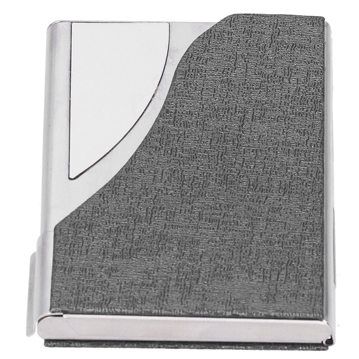 Business Card Holder Name Card Storage Box Case Holder Organizer Gifts for Men WomenGray 980#