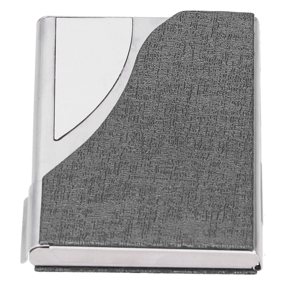 Business Card Holder Name Card Storage Box Case Holder Organizer Gifts for Men WomenGray 980#
