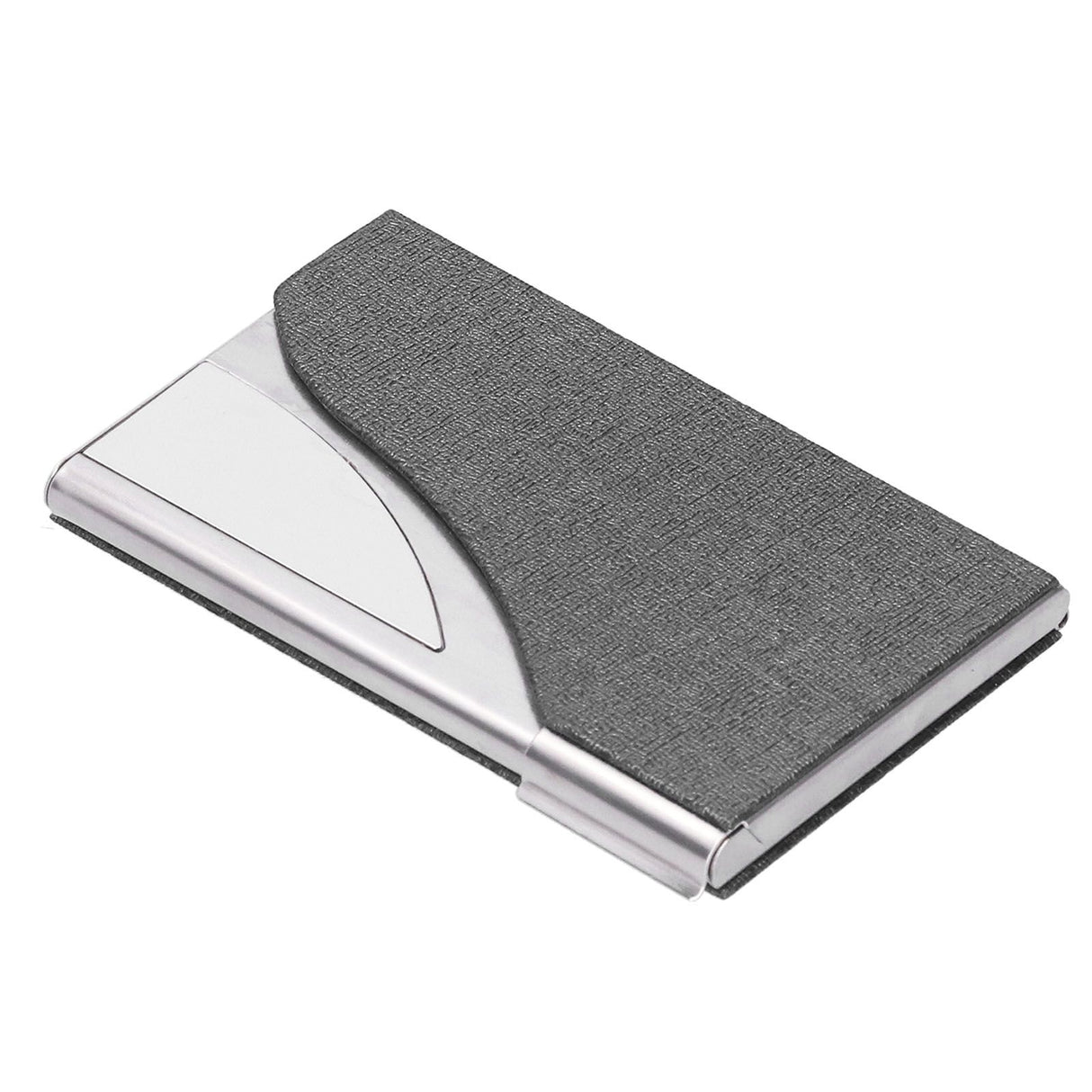 Business Card Holder Name Card Storage Box Case Holder Organizer Gifts for Men WomenGray 980#