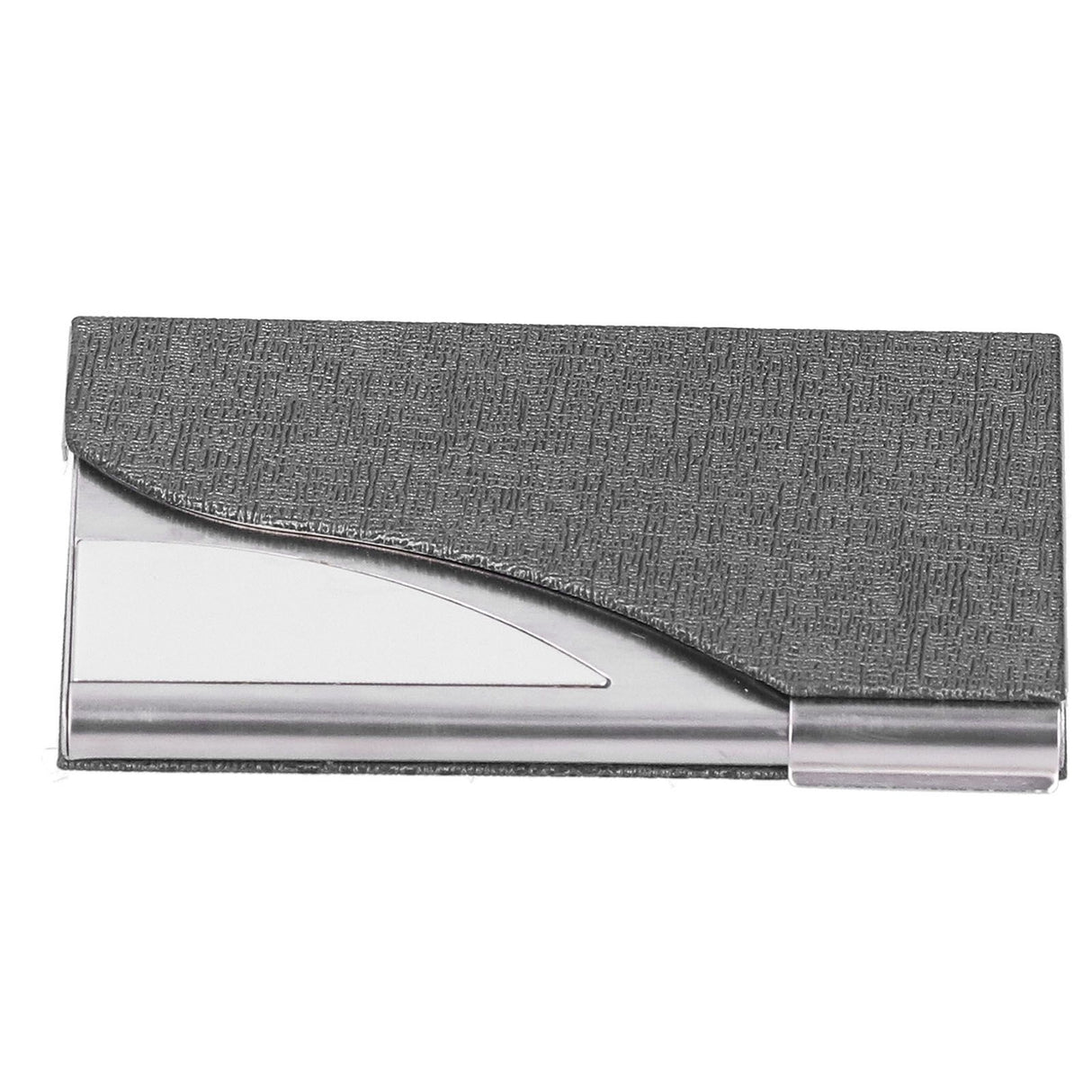 Business Card Holder Name Card Storage Box Case Holder Organizer Gifts for Men WomenGray 980#